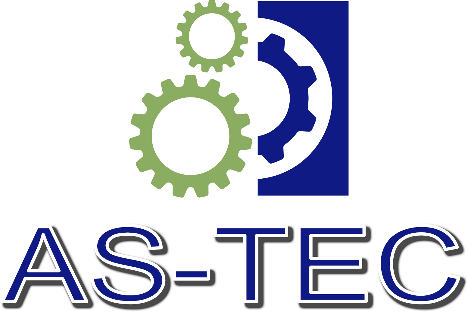 logo von as-tec sind 3 Zahnräder